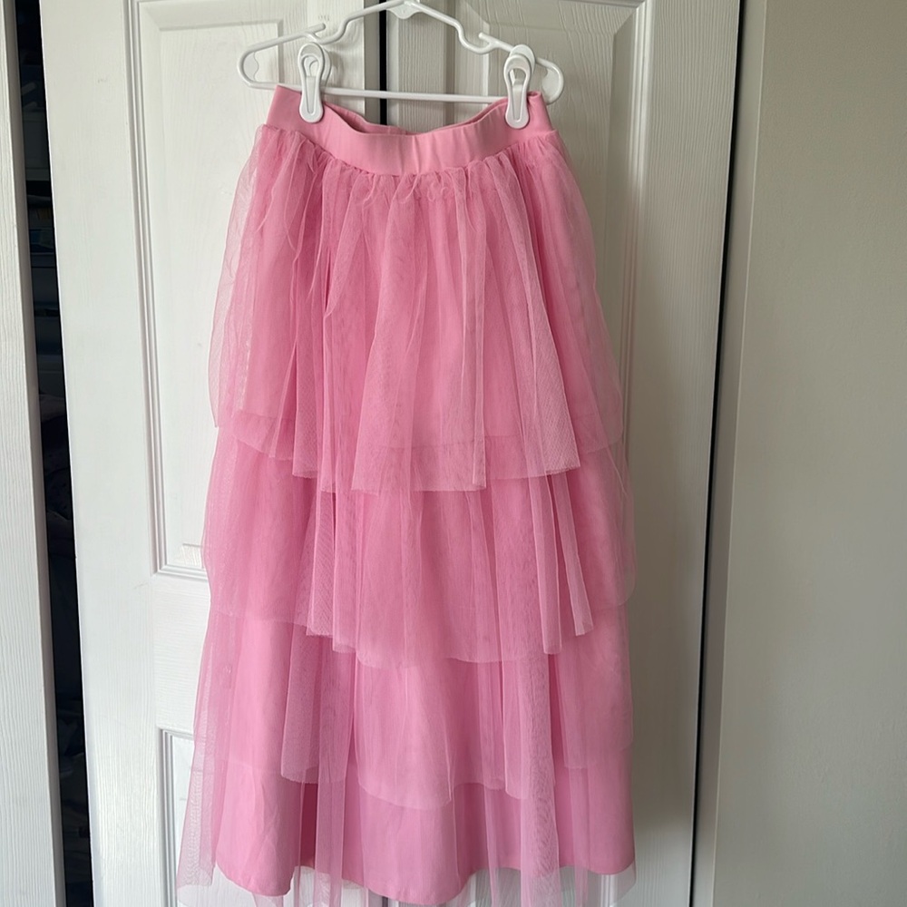 American girl pink Tulle skirt